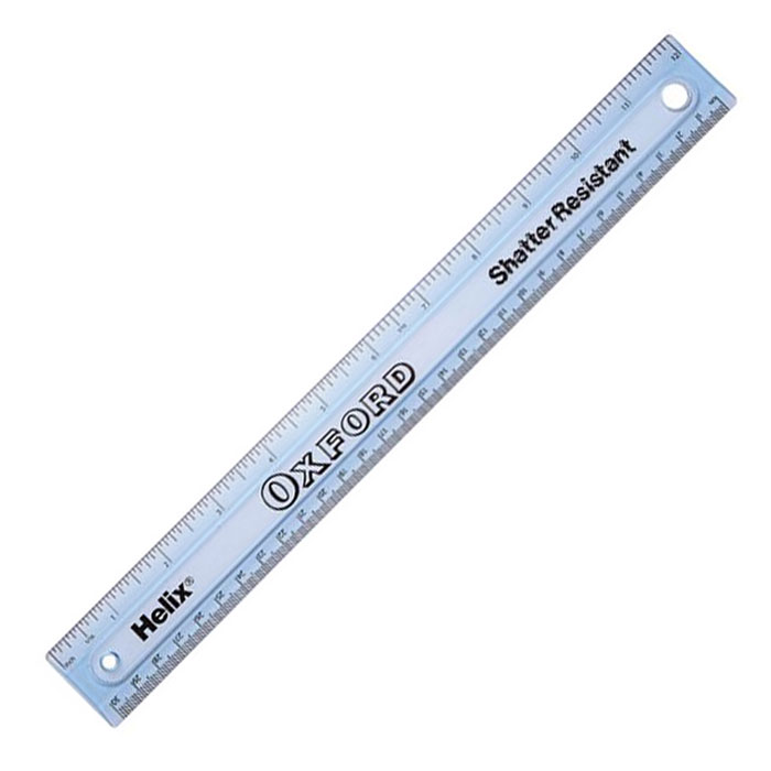 Plastic Ruler Flexible 12