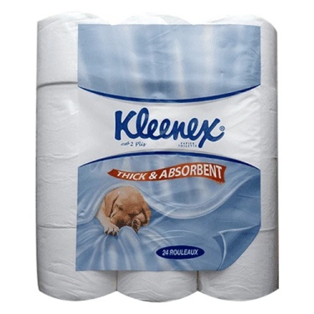 Toilet Tissue Rolls 2 Ply Pk 24 Kleenex DelCity Ltd toilet-tissue-rolls-2-ply-pk-24-kleenex-delcity-ltd