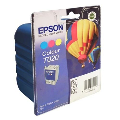 inkjet cartridge c13t02040110 ref t020 tri-colour epson mauritius