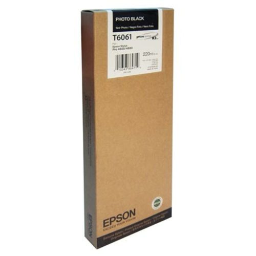 inkjet cartridge c13t606100 ref t6061 220ml photo black epson mauritius