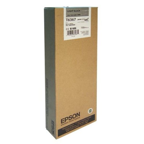 inkjet cartridge c13t636700 ref t6367 700ml light black epson mauritius