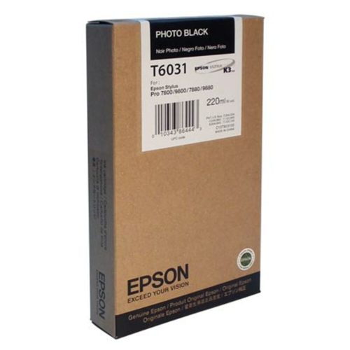 inkjet cartridge c13t603100 ref t6031 220ml photo black epson mauritius