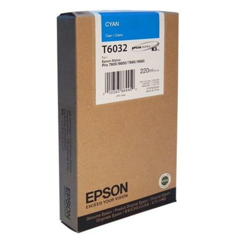 inkjet cartridge c13t603200 ref t6032 220ml cyan epson mauritius