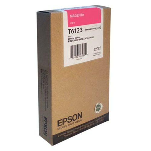 inkjet cartridge c13t612300 ref t6123 220ml magenta epson mauritius