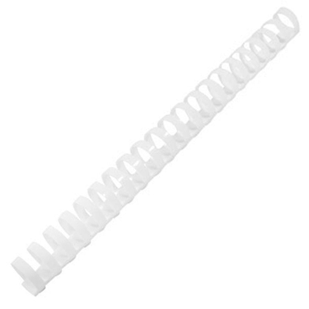 Binding Combs Ref CB520 20mm White [Pk 100] Foska | DelCity Ltd