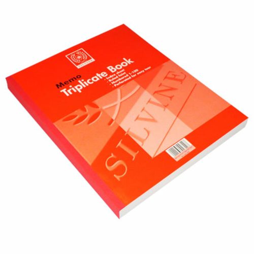 Soft Cover Memo Triplicate Book Ref 606, W201*D254mm, 100 Triplicate Sheets Ruled, Silvine mauritius