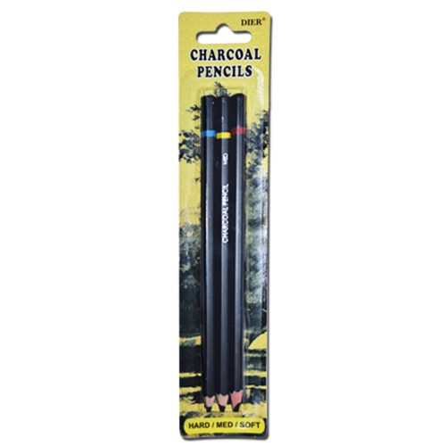 Charcoal Pencil Ref DE-9000, [Pk 3], Dier mauritius