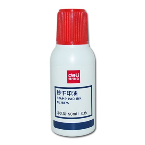 stamp ink ref 9875 50ml red deli mauritius