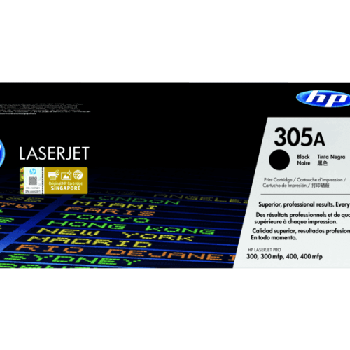 Toner Cartridge HP 305A Ref CE410A mauritius