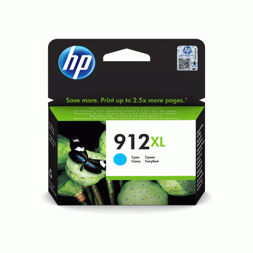 Inkjet Cartridge HP 912XL Ref 3YL81AE, Cyan, Hewlett Packard mauritius