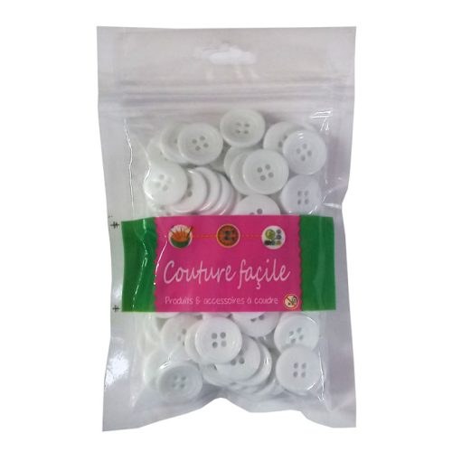 SS, Button Trousers UFB, 28L, White [Pk 100], Couture Facile mauritius