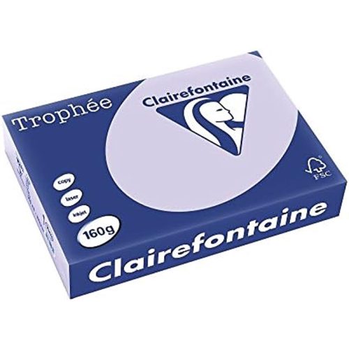 Bristol Paper Ref 1043C,A4 Lilac, 160gsm [Ream: 250 Sheets], Clairefontaine mauritius