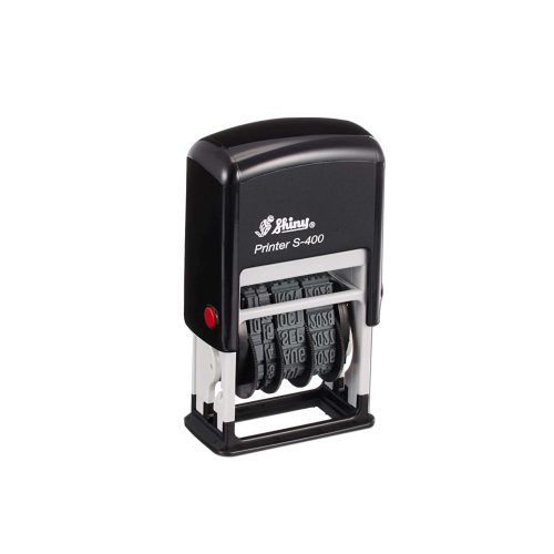 Dater Stamp Printer Ref S-400, 4mm Self Inking, Shiny mauritius