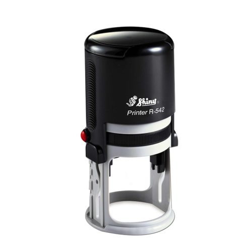 Self Inking Stamp Printer Ref S-542, Diameter: 42mm, Shiny mauritius