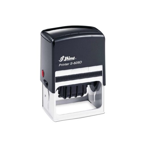Personalized Dater Stamp Printer Ref S-828D, D56xW33mm, Shiny mauritius
