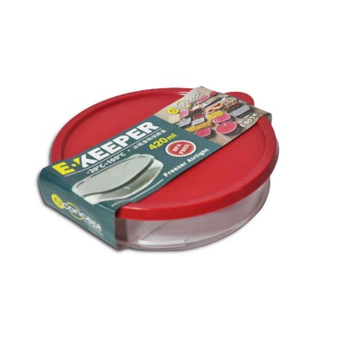 SS, container 420ml, elianware ref EE80014, round keeper mauritius