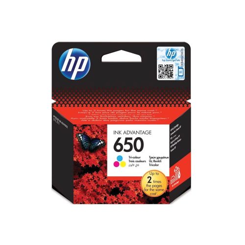 inkjet cartridge hp 650 ref cz102a tri color hewlett packard mauritius