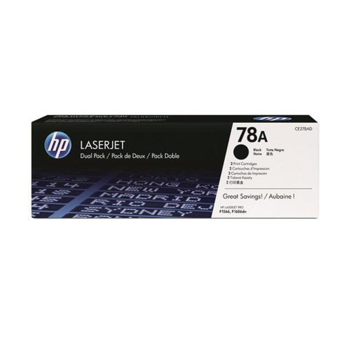 Toner Cartridge HP 78A Ref CE278AD (Dual Pack) mauritius