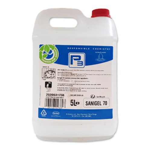 Hand Sanitizer, 5L Sanigel 70, P3 mauritius