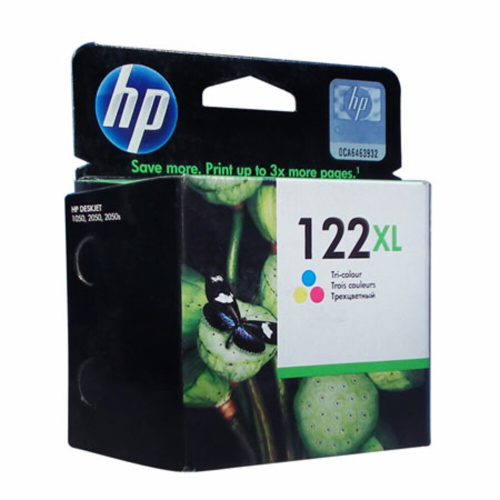 inkjet cartridge hp 122xl ref ch564he tri-colour hewlett packard mauritius