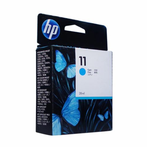 inkjet cartridge hp 11 ref c4836ae 28ml cyan hewlett packard mauritius