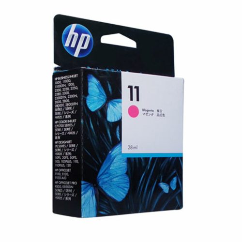 inkjet cartridge hp 11 ref c4837ae 28ml magenta hewlett packard mauritius