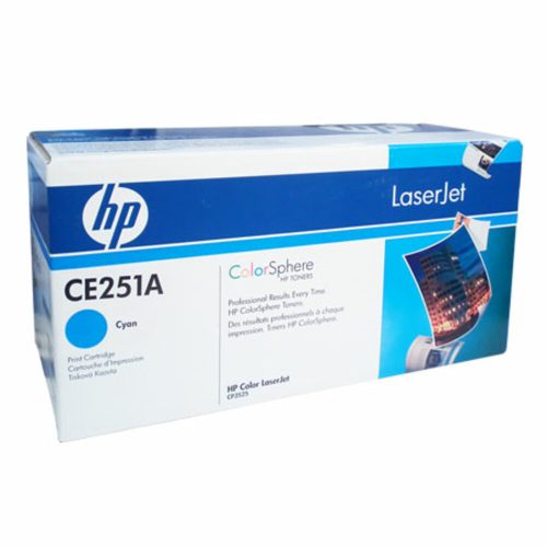 toner cartridge laserjet ref ce251a cyan colorsphere hewlett packard mauritius