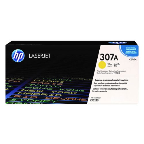 toner cartridge ref ce742a yellow 7300 pages hewlett packard mauritius