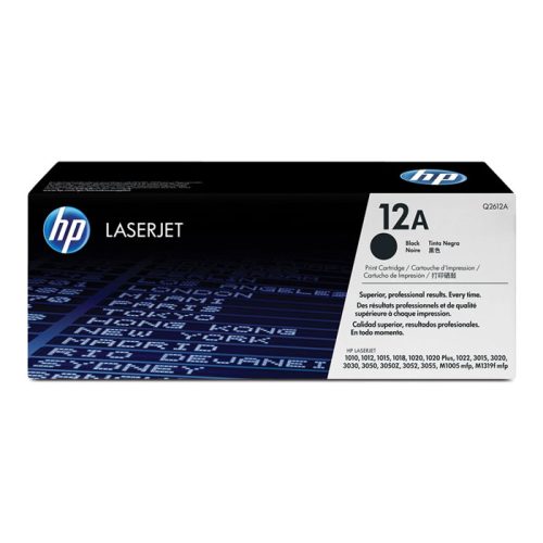 toner cartridge ref q2612a black 2000 pages hewlett packard mauritius