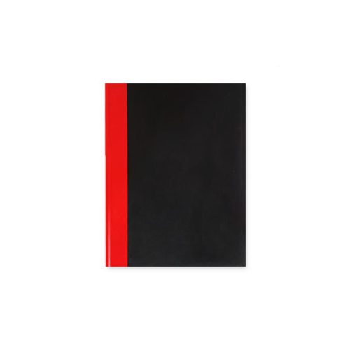 Hard Cover Note Book Ref HC863, A5 [W150*D200mm], 200 Pages Ruled, Black Cover, Atlas mauritius