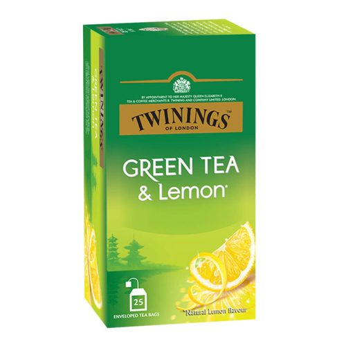 tea bags , twinings, green tea & lemon mauritius