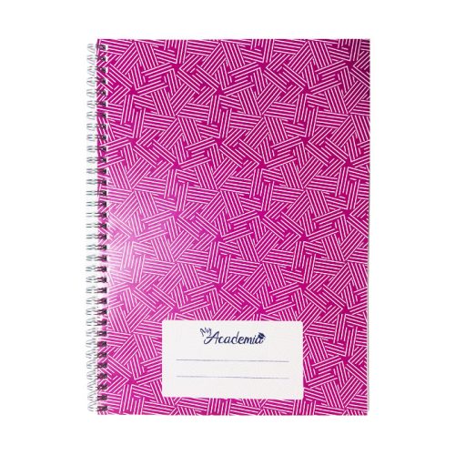 Spiral Notebook A4, 120 Sheets Ruled, Purple Stripes My Academia mauritius