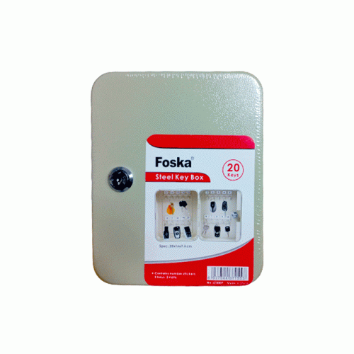 Key Steel Box Ref JZ3007, 8 Inch, 200*160*75mm, 20 Keys, Foska mauritius