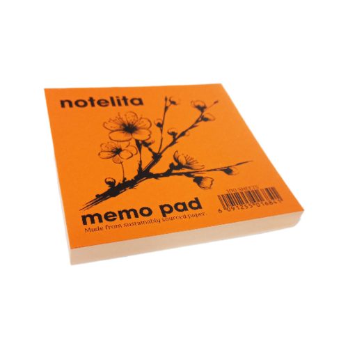 Memo Pad, 98*98mm, 100 Sheets Plain Assorted Color, Notelita mauritius