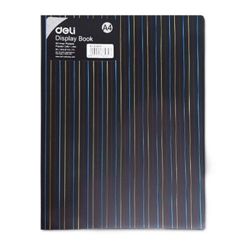display book 40 pockets plastic ref e38989 a4 ,deli mauritius