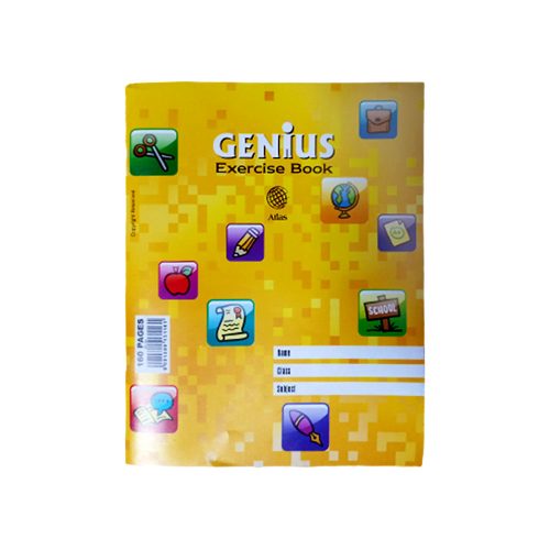 Exercise book, standard 160pgs, genius mauritius
