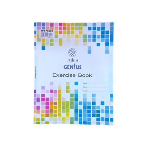 Exercise Book Standard Ref BS100, Single Ruled, 100 Pages, Genius mauritius