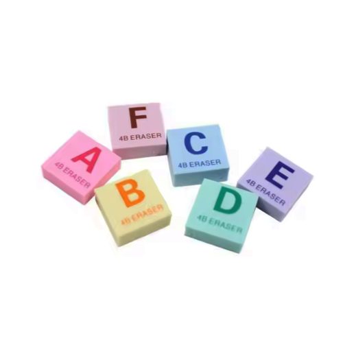 Eraser Ref ER6907 Box of 6 Alphabet WYS mauritius