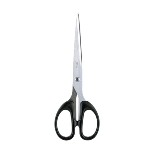 Scissors Ref 6009 175mm with Tough Plastic Handle Deli