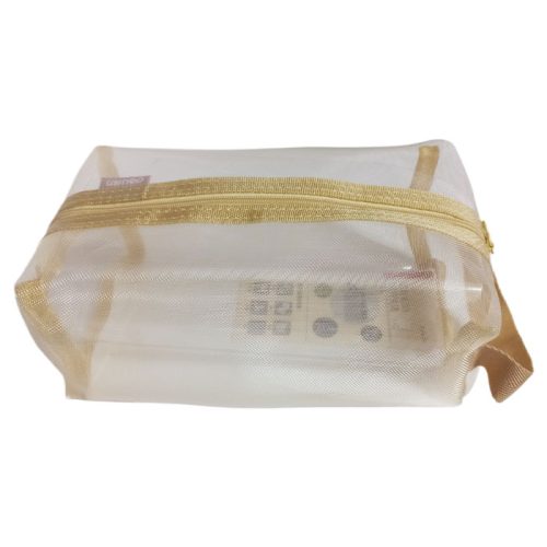 Zip Bag Ref BA165 S: 215*120*80mm, Avail:Beige/Green/Orange Deli