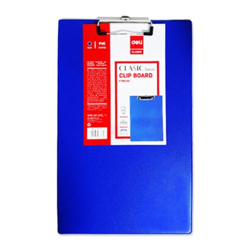 ClipBoard PVC Ref F76032  Metal Clip, FC, Blue Deli
