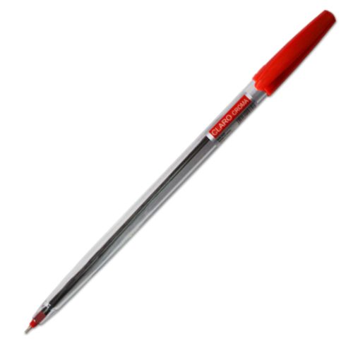 Ball Pen Croma Ref 0011 0.6mm Tip, Red Claro