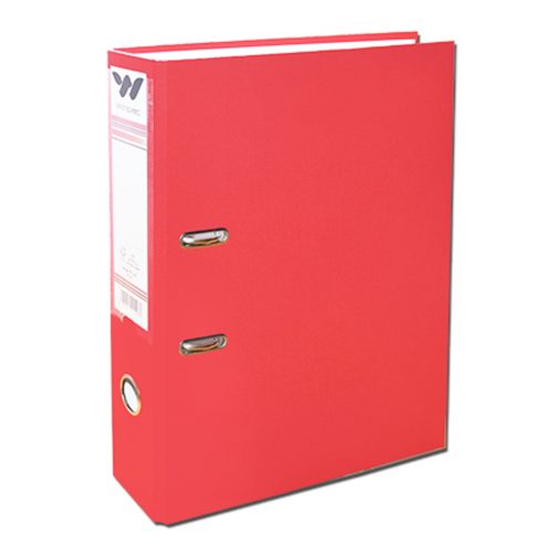 Lever Arch File Single PP AF1  3", Red Winpac