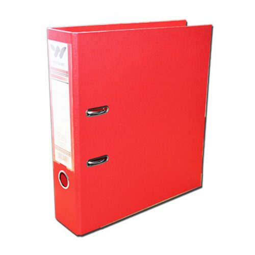Lever Arch File Double PP AF1  A4: 3", Red Winpac