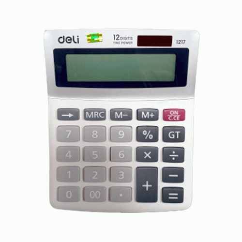 Desktop Calculator Ref 1217 12 Digits, 133*106*33mm Deli