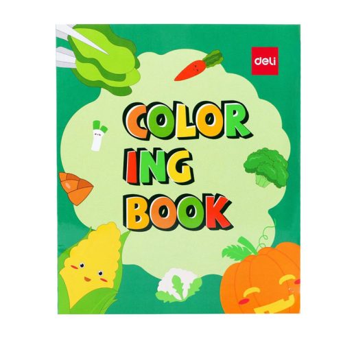 Colouring Book Ref EN042 12 Sheets,120gsm[210*180mm] Deli