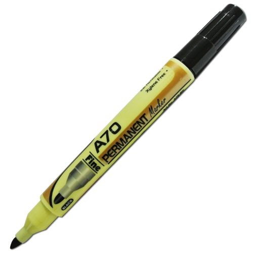 Permanent Marker Ref A70, Fine Black, Yosogo mauritius