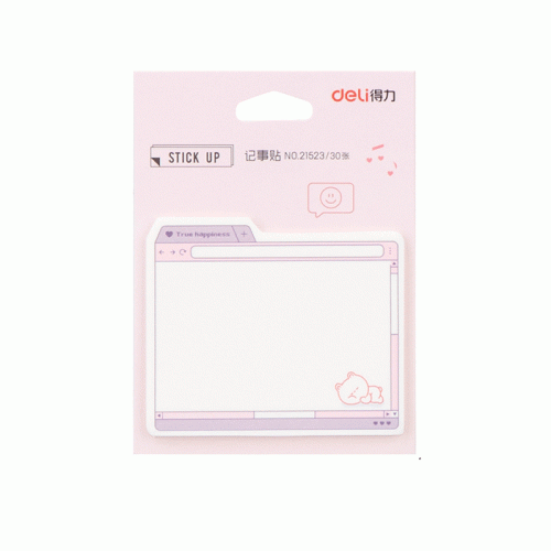 Sticky Notes Ref 21523 30 Sheets, Assorted  Deli