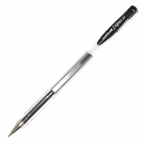 Gel Pen Uni Signo Ref UM-100 0.7mm Tip,Black Uni-ball