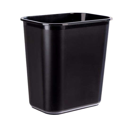 Waste Bin Ref 9562 29x205x250mm Black Deli